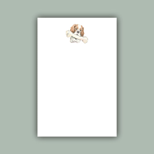 Puppy and Bone Notepad