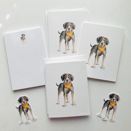Sweet Notes Stationary Set - Coonhound